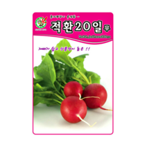적환20일무 1000립 래디쉬 적환무 20무 방울무 씨 씨앗 종자, 그린하트 적환20일무, 1개
