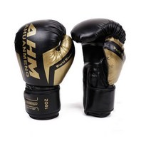 튼튼한 복싱글러브 복싱장갑 권투장갑 격투장갑 백글러브 권투 장갑 밝은 가라테 무에타이 글러브 자유 경기 산다 훈련 성인 장비 남성 여성용, black+12 oz