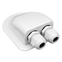 카라반 캠핑카 수납 선반 정리 부속 부품 액세서리 캐러밴 솔라 카 정션 박스 모터 홈 루프 와이어 엔트리 글 랜드 RV 캠핑 방수 자외선 방지, 흰색 2, 1개