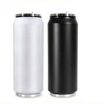 (사은품스타벅스텀블러)이니셜 커스텀 보온보냉 텀블러 예쁜 캔텀블러(500ml) 세척하기편한 집들이선물, 블랙각인, 1002