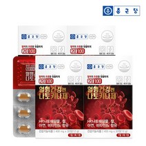 종근당 20100 혈행건강엔 나토키나제 30정 4박스 4개월분, 60정, 2개