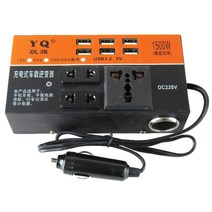 시거잭 인버터 차량용 다르다 태양광 220V 변환기 자동차 충전기 인버터 12v 220v 순수 사인파 1500W 변환, 한개옵션0