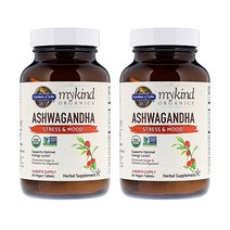 가든오브라이프 마이카인드 아슈와간다 600mg 60비건타블렛 2팩