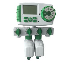 농업용 자동 구역 관개 시스템 급수 타이머 정원 물 타이머 컨트롤러 스마트농업 192, 협력사, 녹색과 흰색