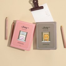 카카오프렌즈 데일리 3타입 하드커버 메모 패드 4500, 어피치