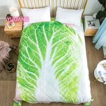 배추이불 특이한 쓸모없는 있는 선물 여름 홑겹 시원 Esyuse 증정, 참외 9CT02