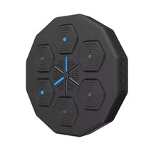 전자 벽 대상 샌드백 훈련 뮤직 복싱 머신 스포츠 홈, 검은색, PU
