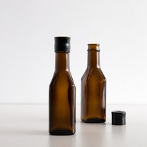 산화방지 사각 갈색오일병180ml 기름병 소스병 소분용기, 180ml