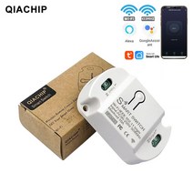 tuya diy wifi 스마트 홈 자동화 범용 차단기 타이머 smart life app 무선 원격 제어는 alexa google home과 함께 작동합니다.