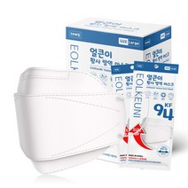 삼흥얼큰이황사방역마스크(KF94)(대형)(백색) 국산 KF94 3D 특대형 얼큰이 빅사이즈 황사 방역 마스크 50매, 50매입, 1개, 화이트