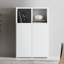 아씨방가구 제니아 36T 800 3단 도어형 책장, 메이플