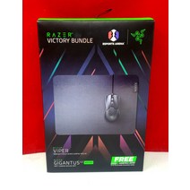 레이저 빅토리 번들 Viper 마우스 + Gi간트us V2 미디움 Size Mat ping