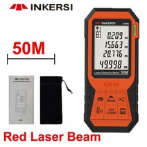 조도계 조도 센서 측정기 INKERSI-레이저 거리 40 100M 120M 레이저 줄자 고정밀 디지털 건설 룰렛 Trena, [02] AR50 50M