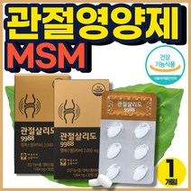 식약처 인증 msn관절영양제 고순도 유기황 옵티 엠에스엠 1개 관절케어 식물성 msm 2000 골드프리미엄 식이유황2000 미국 산 초록홍합 상어연골 30 정 x 2개 1개월분