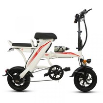 접이식 전기 2인승 자전거 전동 킥보드 배달 운동 패달 겸용 휴대용 리튬 배터리 미니, 블랙 색7