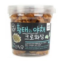 베스트펫 아침애 수제간식 김선생 황태와야채 크로와상 300g, 단품