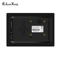 전자액자 디지털액자 스마트액자고화질 사진 멀티미디어 플레이어 MP3 알람 시계 선물 디지털 프레임 크, 01 Black_02 미국 플러그