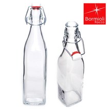 보르미올리 이태리 스윙병 밀폐유리병 더치병 오일병 와인병 물병 더치커피 기름 매실, 500ml, 1개