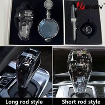 3pcs 크리스탈 시프트 노브 BMW F10 F20 F30 F15 F16 E70 E71 F25 F26 F02 짧은 헤드, 08-14 E71-M, 08-14 E71-M