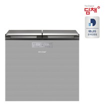 위니아 딤채 EDL22IFENSS [공식인증점] 23.5년형 뚜껑형 노트실버 김치냉장고 221L