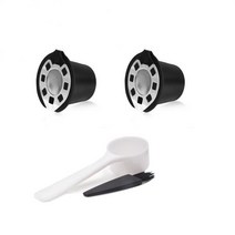 네스프레소 커피머신 부품 Dolce Gusto 커피 캡슐 용 어댑터 Genio SPiccolo Machine 재사용 가능한, 02 2pcs Nespresso_01 S