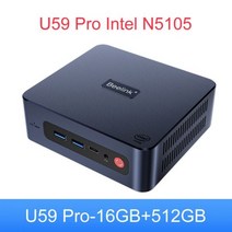 소형PC 미니PC 산업용미니PC Beelink-U59 미니 S 윈도우즈 11 PC 인텔 11th N5095/N5105 DDR4 16GB 8GB 25, 01 Mini PC_01 미국, 06 U59 Pro 16G 512G