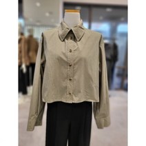 [쥬크] 자수포인트 크롭 셔츠 (V233MSC957)(2258392) 백화점