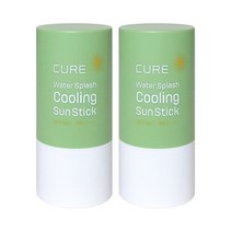 김정문알로에 라 센스 로에 큐어 워터 스플래쉬 쿨링 선스틱 SPF50+ PA++++, 2개, 23g