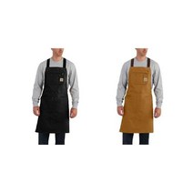 칼하트 앞치마 블랙 브라운 데님 에이프런 작업용 캠핑 카페 목공 미술 공방, 브라운(523439)
