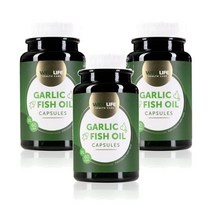 WELLLIFE HEALTH CARE 독일배송 마늘 피시 오일 60 캡슐 오메가 3 3팩