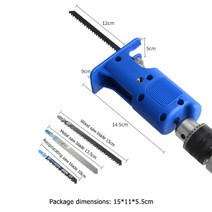 전동 전기톱 휴대용 변환 헤드 키트 전기 드릴 체인 톱 어댑터 첨부 파일 목공 가지 치기 도구 정원, 02