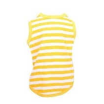 [오너클랜] 애완견 여름 티셔츠 나시 크롭 민소매 실내 외출복, 선택:S