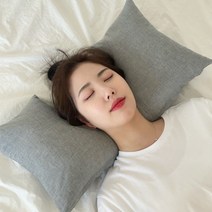 메밀 경추베개 낮은 경추목베개 일자목 목디스크 거북목 베개, 소라, 1개