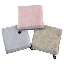 소프트한 모달사 이름자수 어린이집 고리 수건 타올 50G 30X30cm 핸드타월 5장, 섞어서