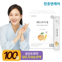 [빠른배송][천호엔케어] 국산 도라지 함유 배도라지청 스틱 10ml 100포 실속형, 단품