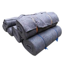 공사용 덮개 부직포 건설현장 토목용 도로 잡색 보수, 200g 폭 2미터 길이 40미터