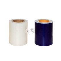 보호테이프 투명 청색 10cm X 150m 1개