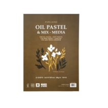 브리스톨지 오일파스텔 종이 스케치북 패드 스프링형 A5, 22매