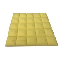 가설방음벽 음악연습실 고경도스펀지 방음벽설치 층간소음재 흡음제 수면실 실내방음벽 흡음테이프 계란판 방음재 천장엠보싱 방문 방음 4PCS 50x50x3cm 스튜디오 폼 폼 7, 노란색