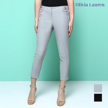 OLIVIA LAUREN 허리 비죠 장식 스트레치 팬츠_2VOCDLTM6111