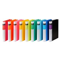 설래임 문화산업 PP 인덱스 클리어화일 40매 F521-7, 노랑