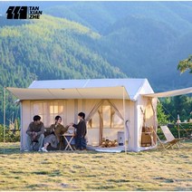 익스플로러 감성 에어텐트 12평+천막, 300*400*235cm, 아이보리