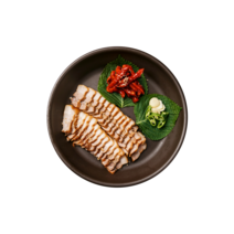 생등갈비 듀록삼겹살 듀록목살 500g 구이 찜 캠핑, 수육/보쌈용 통삼겹살(두께)30mm
