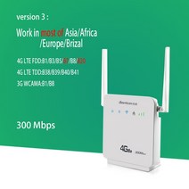 lte라우터 벤톤 D921 홈 휴대용 무선 와이파이 라우터 4G 안테나 Lte 어댑터 잠금 해제 키네틱 CPE VPN WPS 300Mbps Cat4 Sim 카드 내장, [01] US Plug, [02] For EU Edition, 02 Antenna_01 US Plug