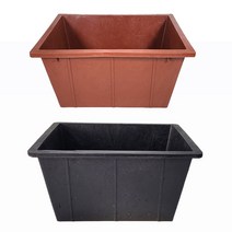 사각 다라 화분 중 사각 고무 텃밭 원예 화분, 상품선택, 빨강색 화분용도