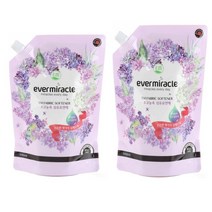 [공식] EM 프리미엄 초고농축 섬유유연제 리필용 800ml 라일락 블루밍 부케, 2개