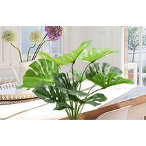 몬테라스 잎사귀 나뭇잎 조화 장식 인테리어 방향제 디퓨저 꽂이용 소품장식