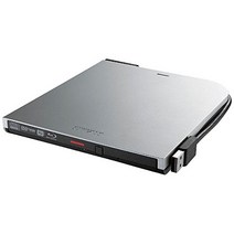 BUFFALO BDXL 대응 USB2.0용 휴대용 블루 레이 드라이브 슬림 타입 실버 BRXL-PT6U2V-SVD