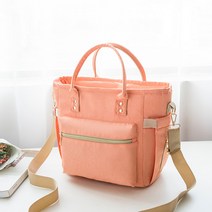 보냉가방 미니 피크닉 쿨러백 이유식보냉백 쿨링백, 코랄핑크
