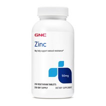 지엔씨 아연 Zinc 50 mg 250 베지 타블렛